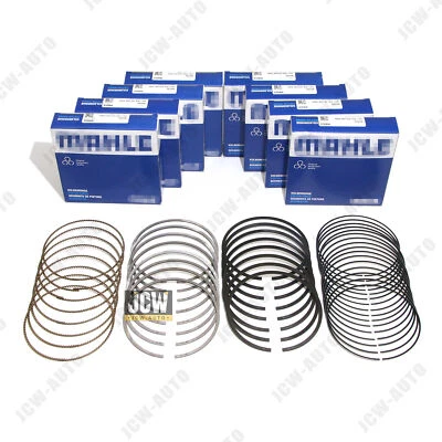 8pcs Piston Rings Set Φ93mm For BMW E63 E64 E65 E66 550i 650i X5 N62B48 4.8L V8 — 第 1/4 张图片
