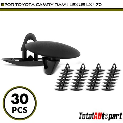 30 piezas clips de retención de aislamiento de capó para Toyota Camry RAV4 Lexus LX470 8 mm nailon Foto 1 de 4