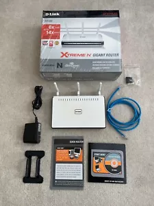 D-Link DIR-655 Xtreme N Gigabit Wireless Router White NIB N+300 4 Gb LANs - Picture 1 of 8