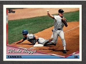 1994 Topps Pre-Production Sample Card # 390 , Wade Boggs - I Combine S/H - Picture 1 of 2