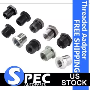 Automotive Car Oil Fuel Filter Barrel Threaded Adapter Protector Hose Reducer US - Picture 1 of 9