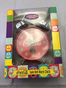 NIB Coca-cola Twin Bell Alarm Clock - Picture 1 of 5