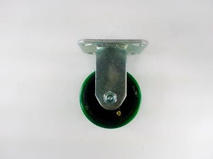 4" x 2" Polyurethane On Cast Iron (Green) - Rigid - Picture 1 of 2