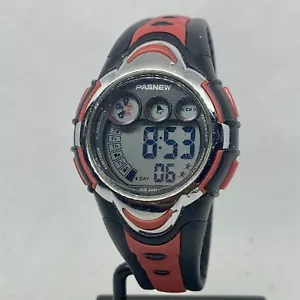 PASNEW Women’s Digital Wristwatch Backlight Day Date Alarm Chrono Working - Picture 1 of 16