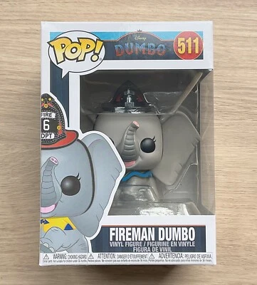 Funko Pop Disney Dumbo Fireman Dumbo #511 + Protector Gratis Foto 1 de 4