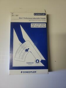 Staedtler Mars Adjustable Triangle with Slope & Rise 964 51-6