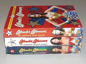 3 DVD Lot: WONDER WOMAN: THE COMPLETE SERIES (Seasons 1,2,3) ~LYNDA CARTER~ - Picture 1 of 16