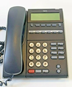 NEC DT300 Series DLE6DZ-BK Phone DTL-6DE-1(BK)TEL DLE(6D)Z-BK Proprietary 00012 - Picture 1 of 3