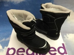 Pediped Flex Cruz Impermeable Invierno Botas de Nieve Talla 25-31 / EE. UU. Niños Talla 8 a 1 - Imagen 1 de 1