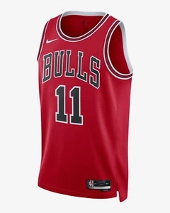 Nike Dri-Fit DEMAR DEROZAN Chicago Bulls #11 Icon Edition 2022 Jersey Men 48 NWT - Picture 1 of 10