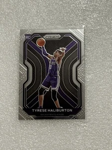 2020-21 PRIZM! TYRESE HALIBURTON! RC! SACRAMENTO KINGS! #262 ROOKIE!! π₯ - Picture 1 of 2