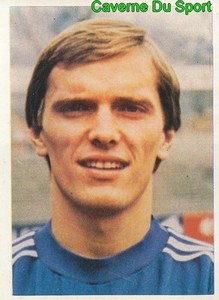 363 ROGER BERBIG GRASSHOPPER SWISS FOOTBALL STICKER 1980 BENJAMIN RARE NEW