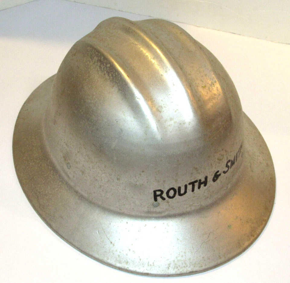 DE COLECCIÓN 1950 E D BULLARD 'HARD BOILED' CASCO! ¡ALUMINIO PLATEADO! SAN FRANCISCO Foto 1 de 4