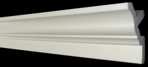 Decorative Crown Molding DIY Glue Up White Styrofoam Lot of 6 (48lft) ED351 - Picture 1 of 3