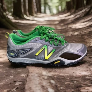 Scarpe New Balance Minimus 80v2 Uomo 11 Grigio/Verde Running Trail Training Vibram - Foto 1 di 10