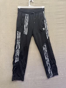 Adidas Danielle Cathari Pants Womens XS Black Three Stripes Joggers Track Style - Picture 1 of 8