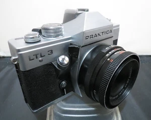 PRAKTICA LTL 3 35mm Film SLR Camera w/ Carl Zeiss Jena Tessar 2.8/50mm Lens - Picture 1 of 8