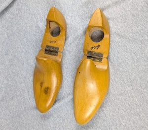 Vintage John Lobb London maßgefertigte Holzschuhleisten (Paar Einzeln) aufklappbare Form - Bild 1 von 10