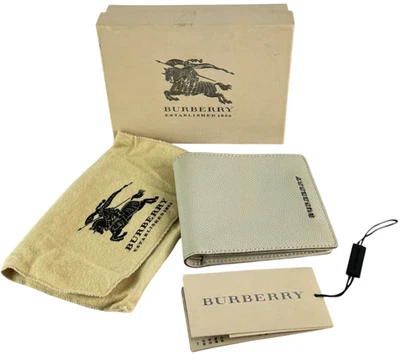 BURBERRY Bifold Trench Leather Wallet Made in Italy - Image 1 of 4