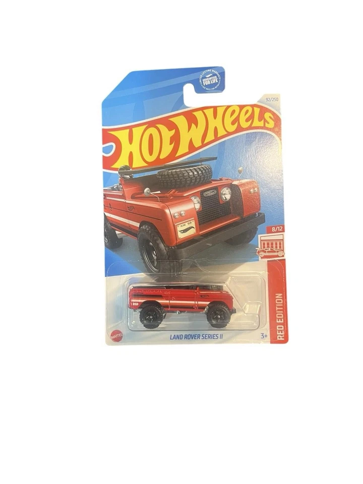 2024 Hot Wheels Target Exclusive Red Edition Land Rover Series II [92/250] HTF! - Image 1 of 1
