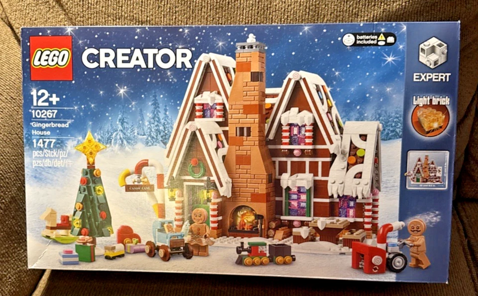 Lego Creator Expert Christmas Gingerbread House 10267 Retired Brand New - Image 1 of 4