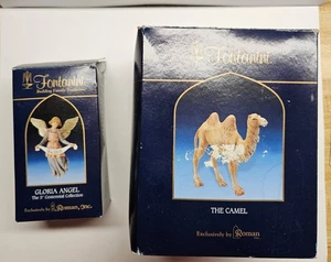 Lote Vintage Navidad Camello Y Ángel Fontanini Edificios Familia Tradición - Imagen 1 de 4