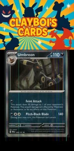 Umbreon SV: Prismatic Evolutions Pokémon 059/131 Holo Rare NM+ - Picture 1 of 2