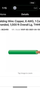 Cable de cobre THHN THWN-2 6 AWG (75 amperios) 600 V longitudes 75 pies a 1000 pies - Imagen 1 de 2