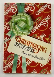 Cancionero de Navidad Buryl Red 1981 Regalo de Villancicos Trino Música Coro Piano - Imagen 1 de 8