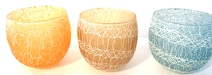 Vintage MCM Spaghetti String Roly Poly Gläser 3er Set - Bild 1 von 19