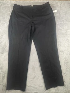 Talbots Curvy Dress Pants Women's 18W Black NWT Stretch Pockets - Picture 1 of 13