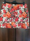 Oasis Size 16 Floral Skirt Two Pockets Lined 17 inches long