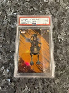 2018 Finest Star Wars Watto Orange Refractor #94 5/25 PSA 9 MINT - Picture 1 of 2