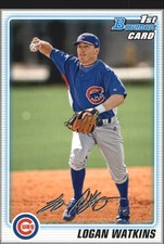 2010 Bowman Prospects Baseball Black #BP11 Logan Watkins