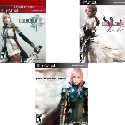 Final Fantasy XIII (Greatest Hits) + XIII-2 + Lightning Returns: XIII PS3 Bundle - Image 1 of 4