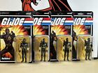 Gi Joe Super7 Reaction Figures Ninja Ku Lot Of 4 Cobra Assassin Army Black New