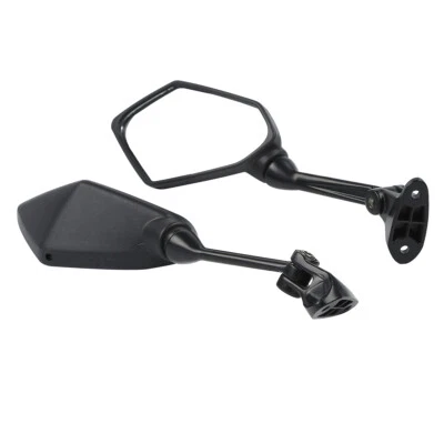 Par de espejos retrovisores negros para Kawasaki Ninja ZX6R ZX-6R ZX 6R 2009-2012 11 10 Foto 1 de 4