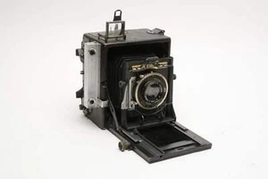 Graflex Speed Graphic 3 1/4 x 4 1/4 Field Camera w/Zeiss 135mm f4.5 Lens, tested - Picture 1 of 8
