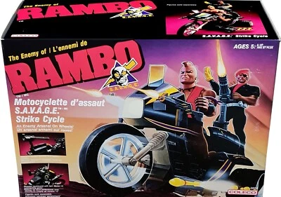RAMBO: S.A.V.A.G.E., Strike Cycle, Vintage 1985/86 Collectible, New! MISB! - Image 1 of 4