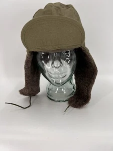 CAPPELLO DA CAMPO VINTAGE MADE USA 27 GIUGNO 1951 TAGLIA 7 1/4 100% LANA/FLANELLA MQ-1 - Foto 1 di 19