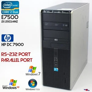 HP COMPAQ  dc7900 COMPUTER PC WINDOWS XP C2D E7500 RS-232 COM PARALLEL PORT LPT - Bild 1 von 10