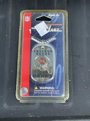 NFL NOS DE COLECCIÓN NUEVO CHICAGO BEARS BLING Metal Etiqueta de Perro Deporte Tagz Collar ¡NUEVO! Foto 1 de 2