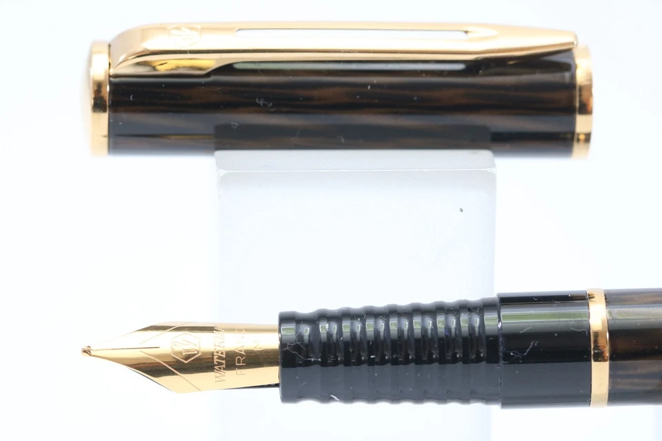 Vintage (c2000) Waterman Laureat MKII Shadow Brown Medium Fountain Pen, NOS - Image 1 of 4