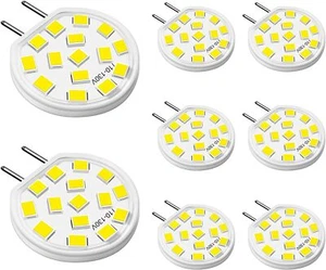 8x G8 LED Bulb Dimmable 3W Disc Puck Light Bulbs 20W-25W Halogen Bulb Equivalent - Picture 1 of 9