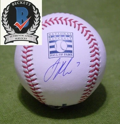 JOE MAUER Signed/Auto Official MLB Hall of Fame HOF Logo Baseball, BAS Beckett - Image 1 of 4