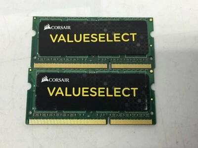 CORSAIR Value Select 8GB (2x 4GB) DDR3 1333mhz SODIMM RAM CMSO8GX3M2A1333C9 - Image 1 of 3