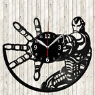 Iron man Vinyl Record Wall Clock Decor Handmade 2928