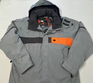 Vintage 2000s Y2K Quiksilver Snowboard Endurance Series Camo Lined Jacket, L XL - Picture 1 of 14