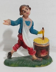 66097 Pastorello Presepe - Statuina in plastica - Cuoco - Picture 1 of 4
