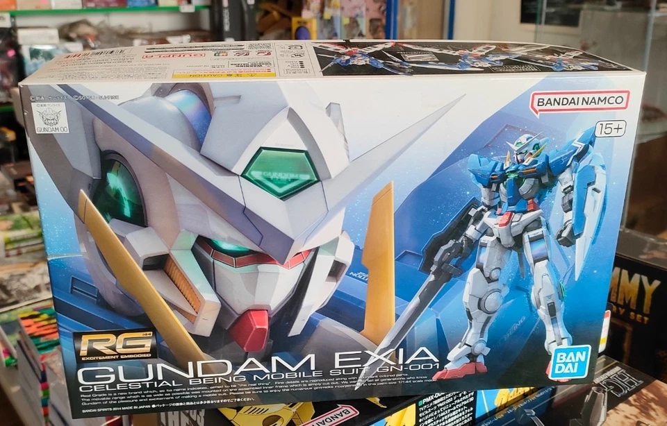 BANDAI MODEL KIT GUNPLA RG EXIA GUNDAM GN 001 CELESTIAL BEING NEW NUOVO - Immagine 1 di 1
